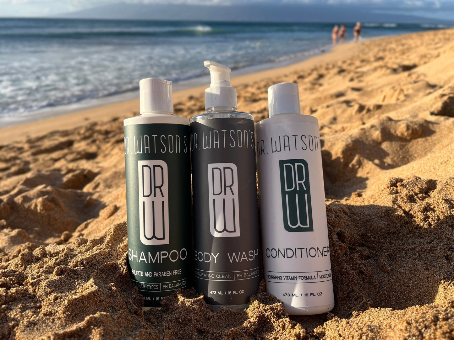 Dr. Watson's | Trio of Shampoo & Conditioner & Body Wash | 16 Oz Each
